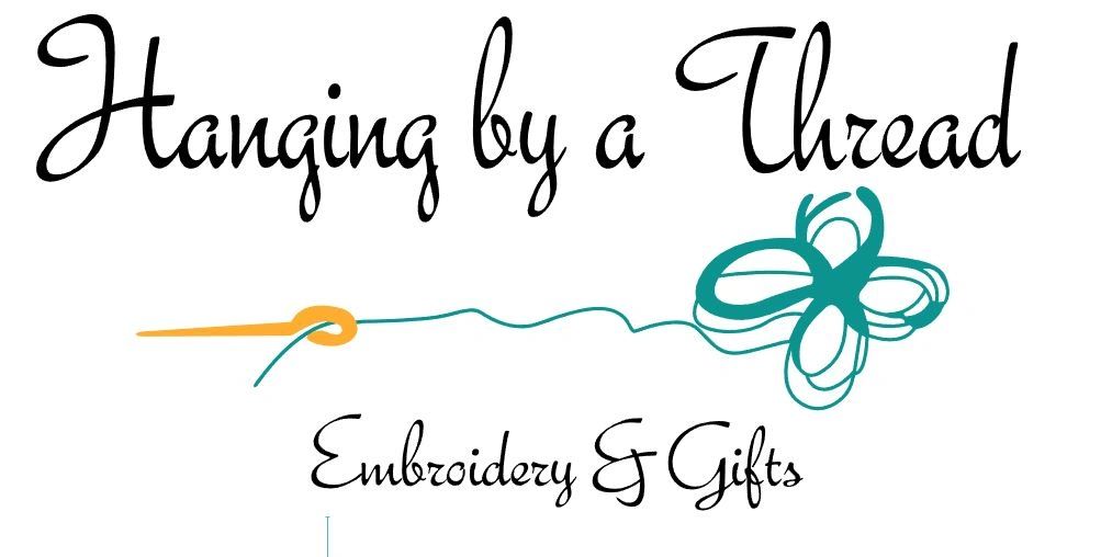 Hanging by a Thread, Embroidery, Gifts & Spirit wear